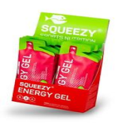 Squeezy Energy Gel Box, 12 x 33 g Beutel, Orange/Peach