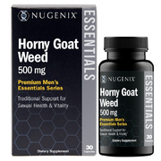 Nugenix Horny Goat Weed, Premium Performance Essentials für Männer, 30 Stück