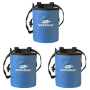 Waterproof Magnesium Powder Bag for Bouldering Weightlifting Gymnastics (Blue)