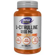 NOW Foods, Sports, L-Citrulline, Sport, L-Citrullin, 1.200 mg, 120 Tabletten