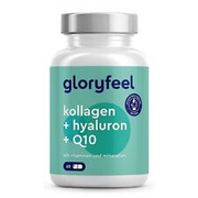 Kollagen + Coenzym Q10 + Hyaluronsäure - Premium: Marine Collagen - Mit Zink, Ma