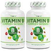 VITAMIN B KOMPLEX 480 Kapseln (v) Alle 8 B-Vitamine + Co-Faktoren - Hochdosiert