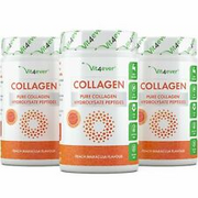 Collagen Pulver 1800g - 100% Rinder Kollagen Hydrolysat Pepeptide Pfirsich Marac