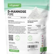 3x D-Mannose Pulver = 750g 100% rein - vegan & ohne Zusatzstoffe + Dosierlöffel