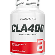 BioTechUSA CLA 400 Nahrungsergänzungsmittel Weichgelatinekapseln, die konjugierte Linolsäure enthalten, 80 Softgel Kapseln