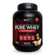 Whey Protein Pulver Karamel | 750g | Premium Molkenproteine für Muskelaufbau | Protein Isolate | Eiweißpulver | Proteinpräparate | EAFIT made in France