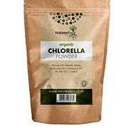 Natures Root Organic Chlorella Powder 250g - Rich in Vitamins | Protein & Chlorophyll | Non GMO | Vegan Friendly