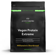 Protein Works - Vegan Protein Extreme | 29g Plant Based Protein | Added Vitamin Blend | 28 Servings | Millionaire's Shortbread | 1kg
