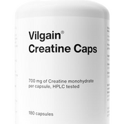 Vilgain ® Creatine Mikronisiertes Monohydrat | Unterstützung von Kraft und Leistung | Creatin Monohydrat für maximale Tagesdosis | 100% reines und hoch absorbierbares Kreatin | 180 Vegan Kapseln