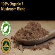 7 Mushroom Powder Blend 100% Certified Organic Functional Mushroom Superfood