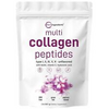 Multi Collagen Peptides Powder -Hydrolyzed Protein Peptides with Hyaluronic Acid