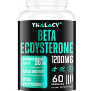 Thalacy 1200MG Beta Ecdysterone Supplement, 98% Maximum Purity Ecdysterone for &