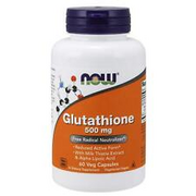 NOW Supplements, Glutathione 500 mg, 60 Veg Capsules