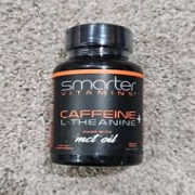 Smarter Vitamins, Caffeine+ L-Theanine, 50 Softgels - Exp 3/2026