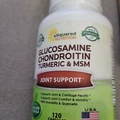 Glucosamine Chondroitin Turmeric MSM Boswellia - 120 Caps Joint Support Exp 2/26