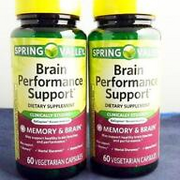 2X Spring Valley Brain Performance Support 60ctx2 Exp 9/24