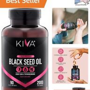 Premium Black Seed Oil Softgel Capsules - Cold-Pressed - 1.5%+ Thymoquinone TQ