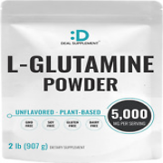 DEAL SUPPLEMENT L Glutamine Powder Supplement, 5G per Serving, 2Lbs – Easily Abs