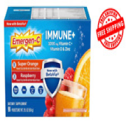Emergen-C Immune+ 1000 mg Vitamin C + Vitamin D & Zinc 90 Packets