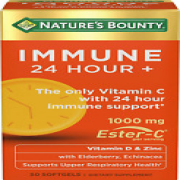 Nature's Bounty Immune 24 Hour +, The only Vitamin C with 24 Hour Immune Support