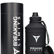 BREAKING LIMITS 74 OZ Gym Water Bottles For Men - Stainless Steel Half Gallon...