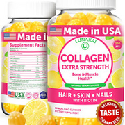 Collagen Gummies - Tastiest Proprietary Formula - 200Mg Hydrolyzed Collagen Gumm