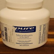 Pure Encapsulations Strontium citrate Supplement - 180 Capsules - Exp. 08/24
