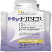 Medtrition HyFiber Daily Liquid Fiber - 12 Grams Soluble Fiber, 1 fl oz 25 Pack