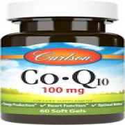 Carlson - Co-Q10, 100 mg, Energy Production & Heart Function, 60 Softgels 60