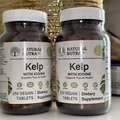 LARGER 250 Vegan Tablets Natural Nutra Kelp with Iodine Exp 03/11/25  2pack