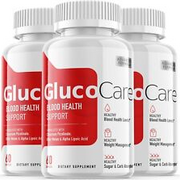 3 - Glucocare - Blood Sugar Support Supplement , Glucose & Metabolism -180 Pills