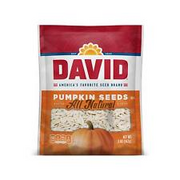 DAVID Seeds Salted and Roasted Pumpkin Seeds, Keto 5 Ounce (Pack of 12)