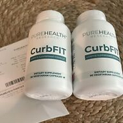 NEW2 Bottles PureHealth Research CURBFIT Appetite Supp. Formula 90 Caps EXP 8/25