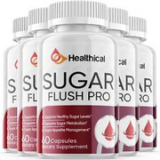 5 - Sugar Flush Pro - Blood Sugar Support Pills, Extra Strength - 300 Capsules