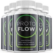 5 Pack - Proto Flow - Blood Flow Support Pills, Blood Flow Supplement - 300 Caps
