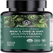 PlantFusion Organic Multivitamin for Men - One Daily 30 Count (Pack of 1)