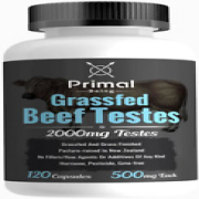 Grassfed Beef Testes, Supports Vitality, Libido, Hormonal Health, Male - 120 per