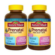 Nature Made Prenatal Multi + Dha, 200mg, 150 Softgels 2pack Unflavored
