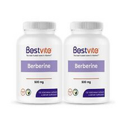 BESTVITE Berberine 500mg (240 Vegetarian Capsules) (2-Pack) - No Fillers - No...