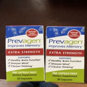 Prevagen Extra Strength 20mg Vitamin Supplement - 30 Capsules LOT OF 2!!!!
