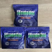 3x L'Evate You Vitality Daily Greens - Chocolate  New! (3 bag) 28 serving each