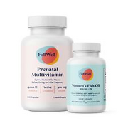 Prenatal Vitamin + DHA | Omega 3 Fish Oil with DHA & EPA for Brain Developmen...