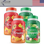 Fruits and Veggies Supplement Balance of Daily Nature 90 Count (Pack of 4)