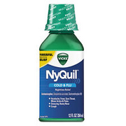 Vicks NyQuil Cold & Flu Nighttime Liquid 12 oz Bottle 12/Carton 01426