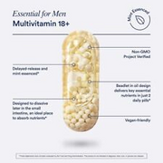 Ritual Multivitamin for Men 18+ with Zinc, Vitamin A and 60 Count (Pack of 1)