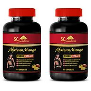 fat removal - AFRICAN MANGO 1200MG - african mango extract powder - 2 Bottles
