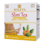 HYLEYS Slim Tea Weight Loss Herbal Supplement with Pineapple - Cleanse and Detox