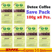 6X Organic Pure Coffee Detox Enema Instant Coffee Detoxification Colon Cleanse
