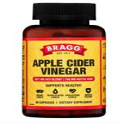 Bragg Apple Cider Vinegar Immune & Weight Management Support 90 Caps Exp 01/25