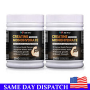 2x Micronized Creatine Monohydrate Powder 250g,50g Servings,Unflavored Creatine